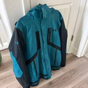 Under Armour Blue and Black Snow/All Weather Jacket
